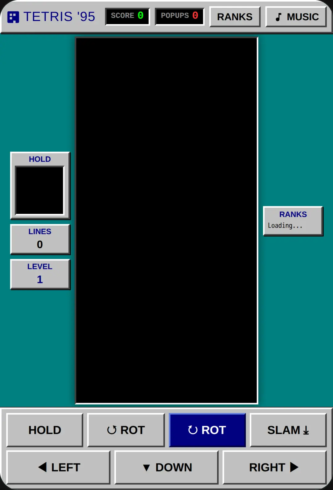 Tetris Chaos 95 cover