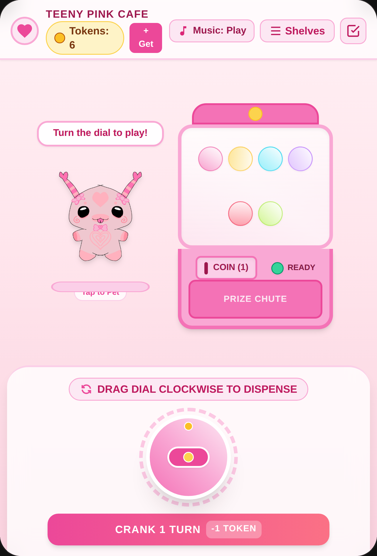 Teeny Pink's Gacha Capsule Cafe cover