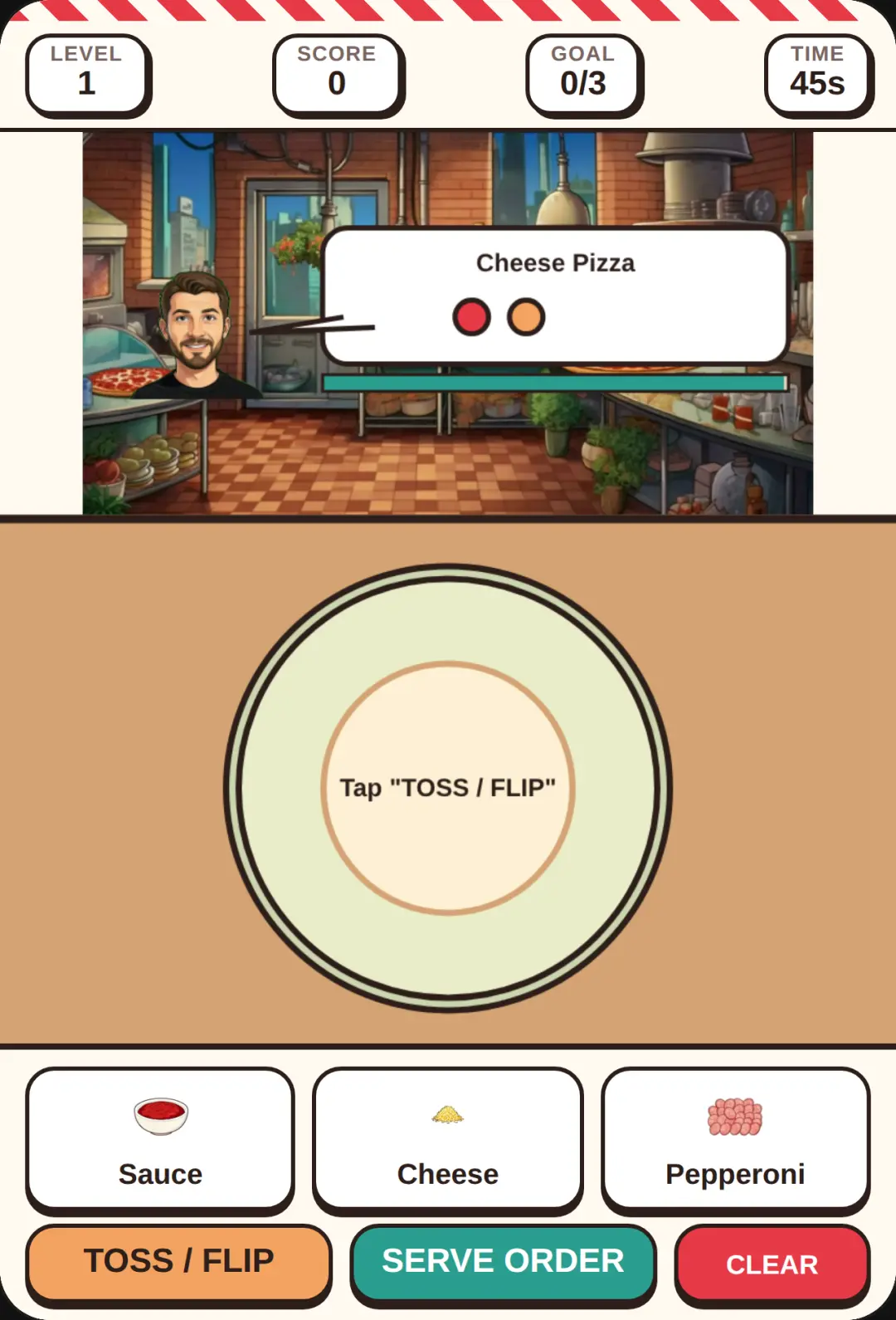 Pizza Toss & Serve cover