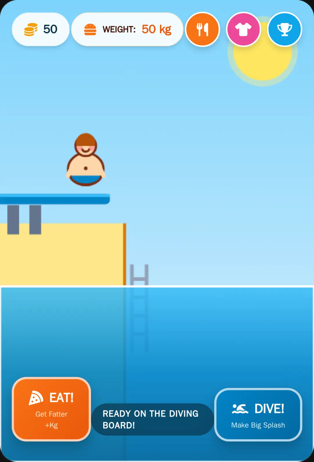 Pool Splash & Snack: Fat Diver cover