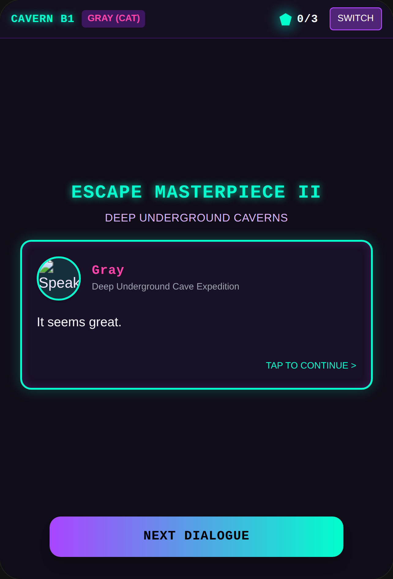 Escape Masterpiece III: Caverns cover