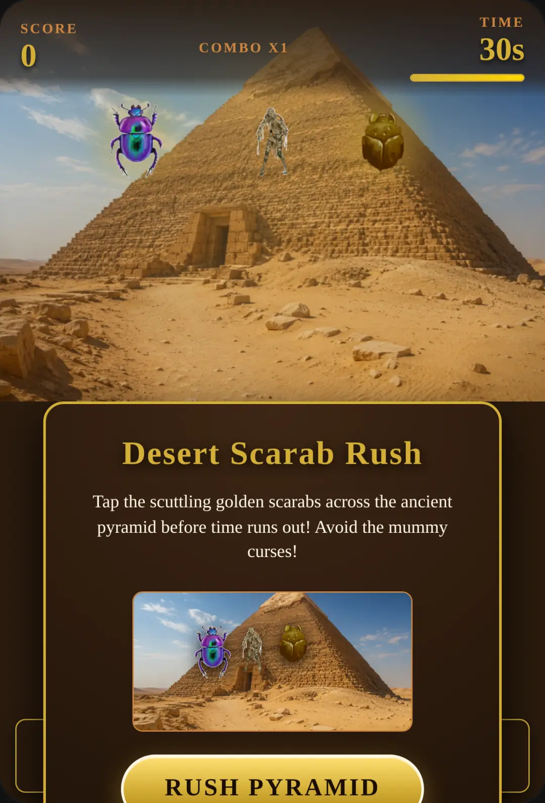 Desert Scarab Rush cover