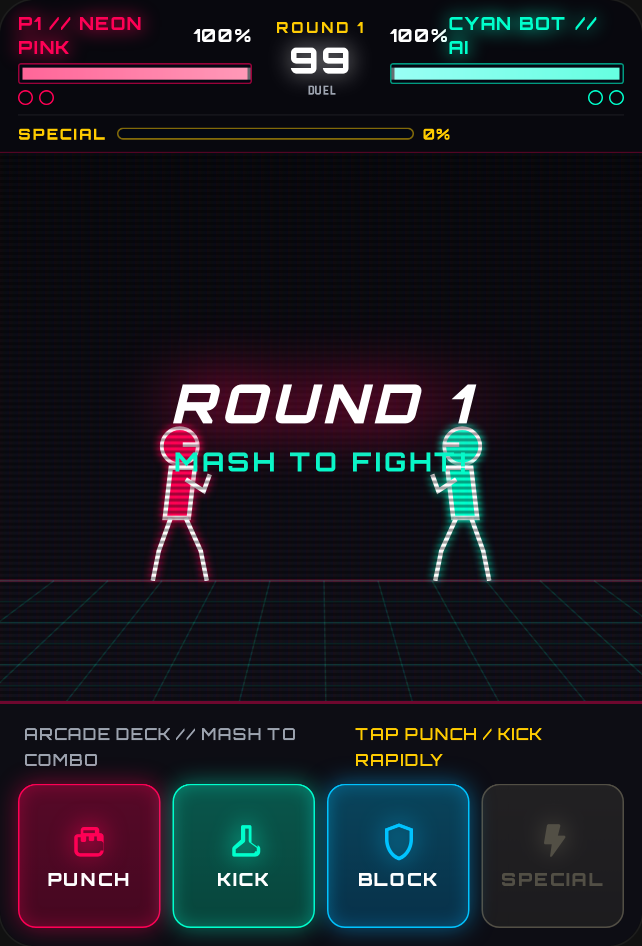 Neon Cyber Duel cover
