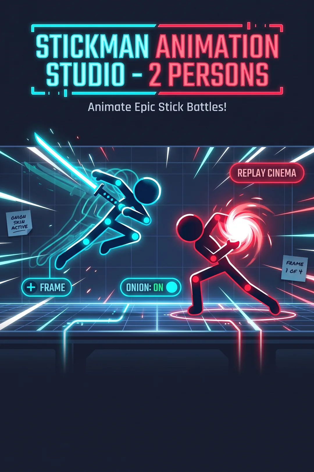 Stickman Animation Studio - 2 Persons # #