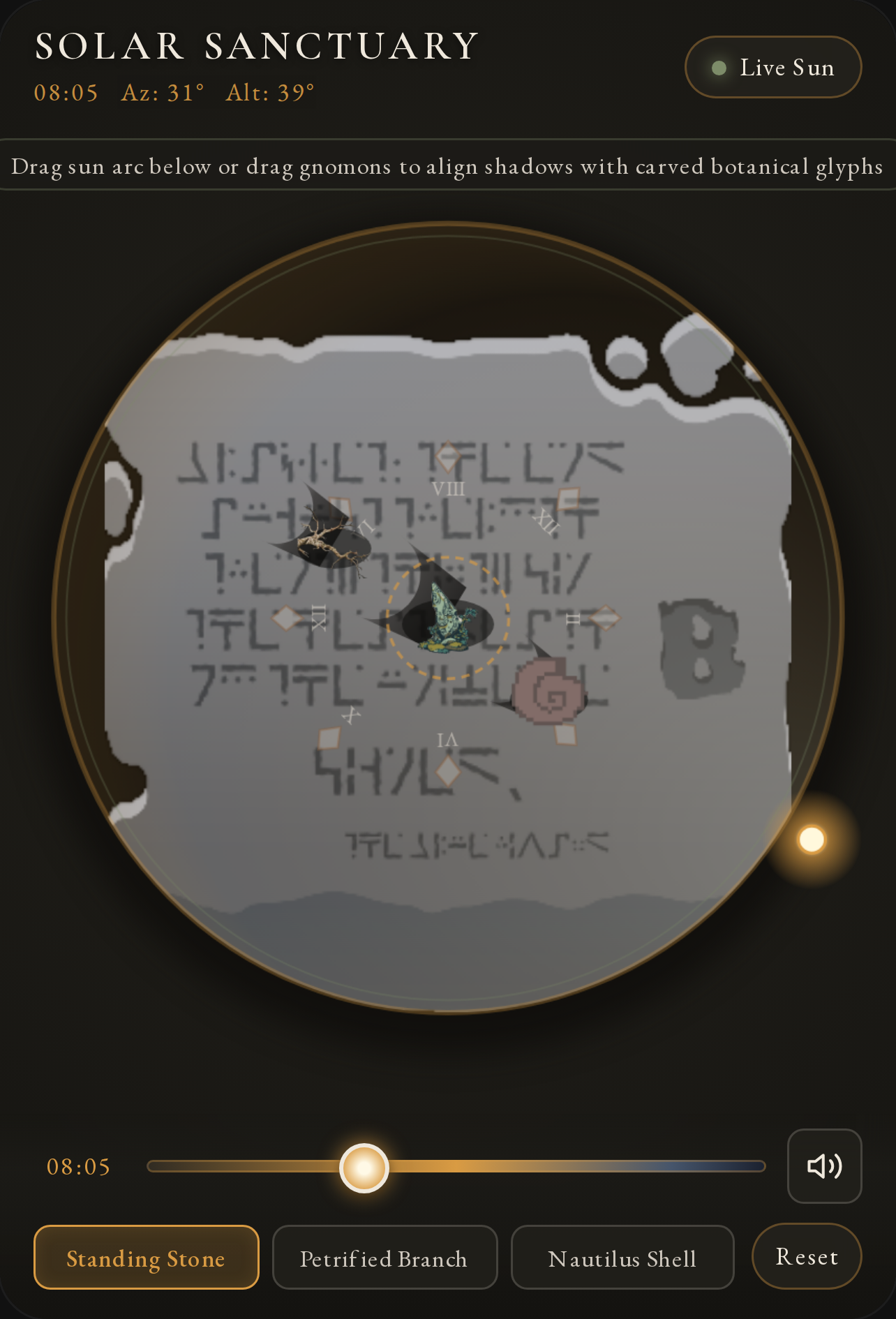Solar Sanctuary · Lithic Sundial cover