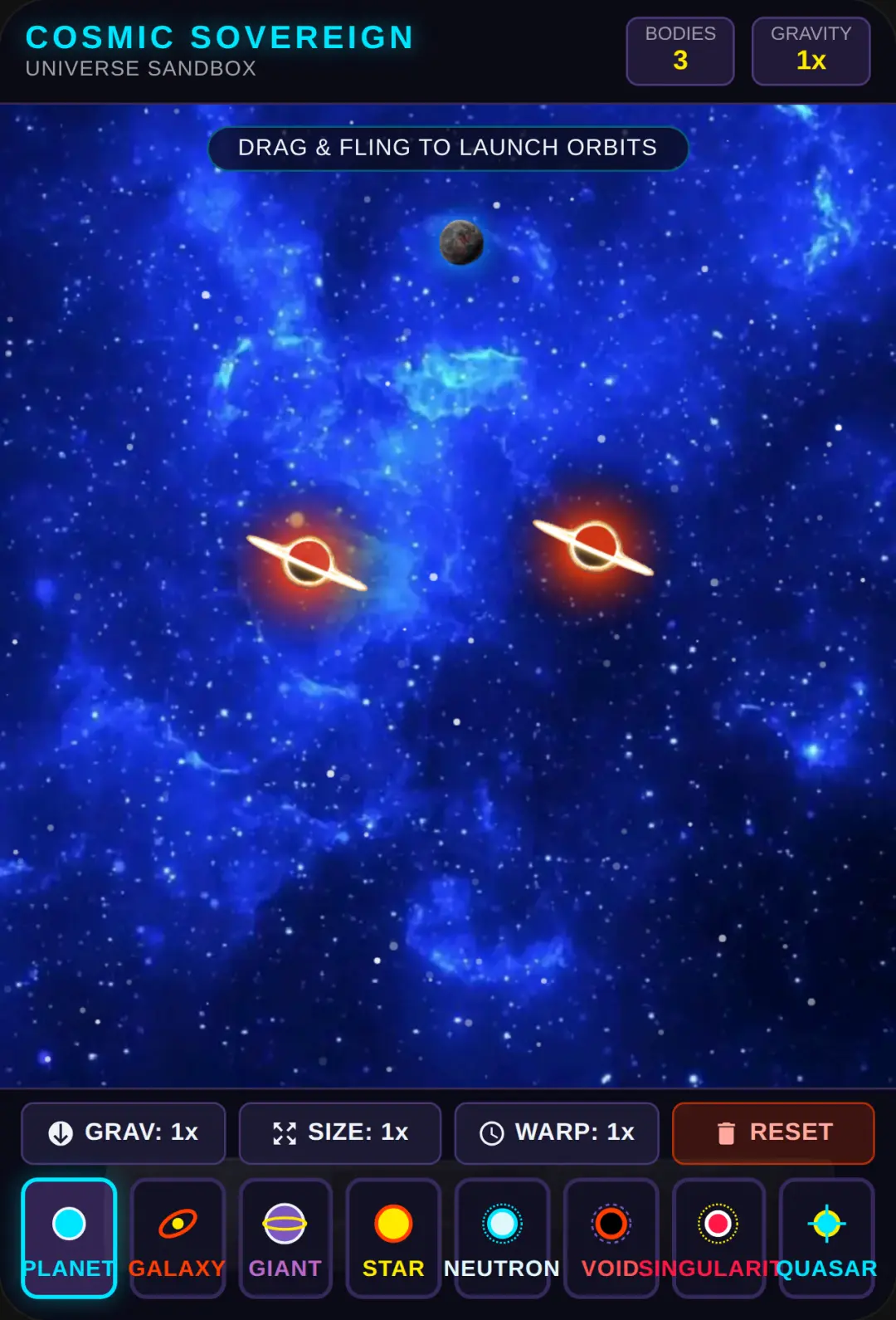 Cosmic Sovereign Sandbox cover