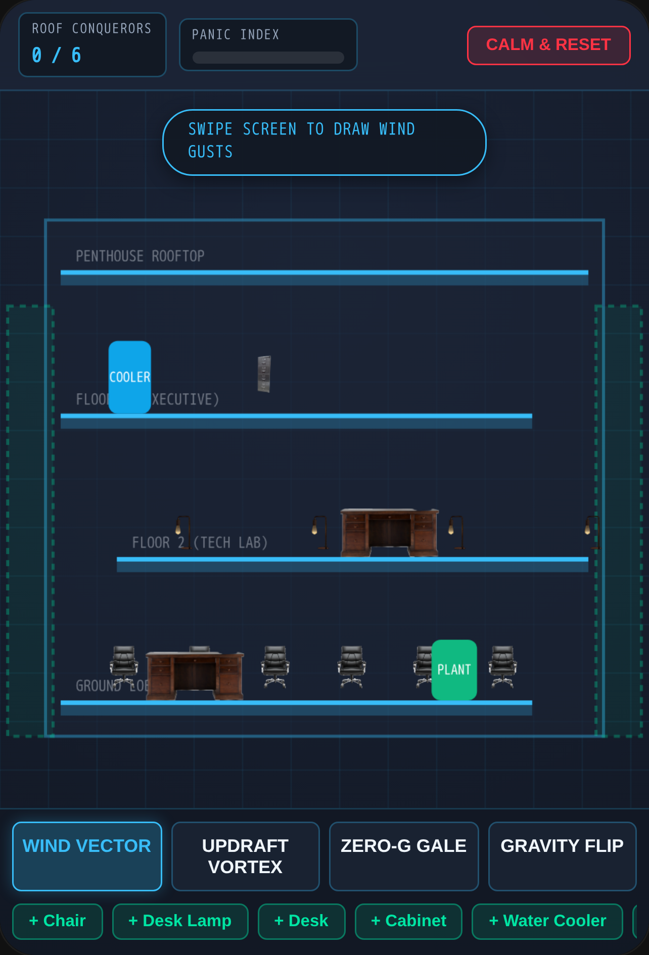 Skyscraper Wind Lab - Office Furniture Race cover