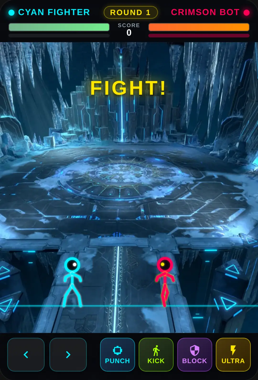Neon Stickman Combat cover