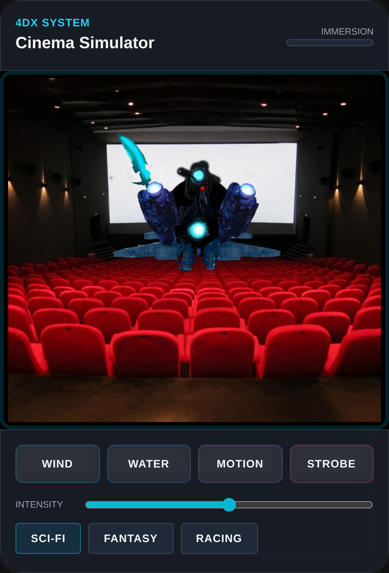 4DX Cinema Simulator cover