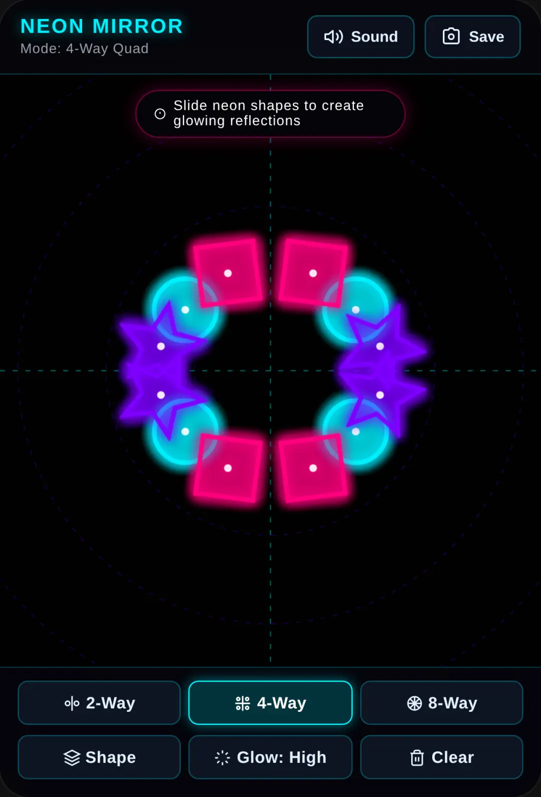 Neon Mirror Fidget cover