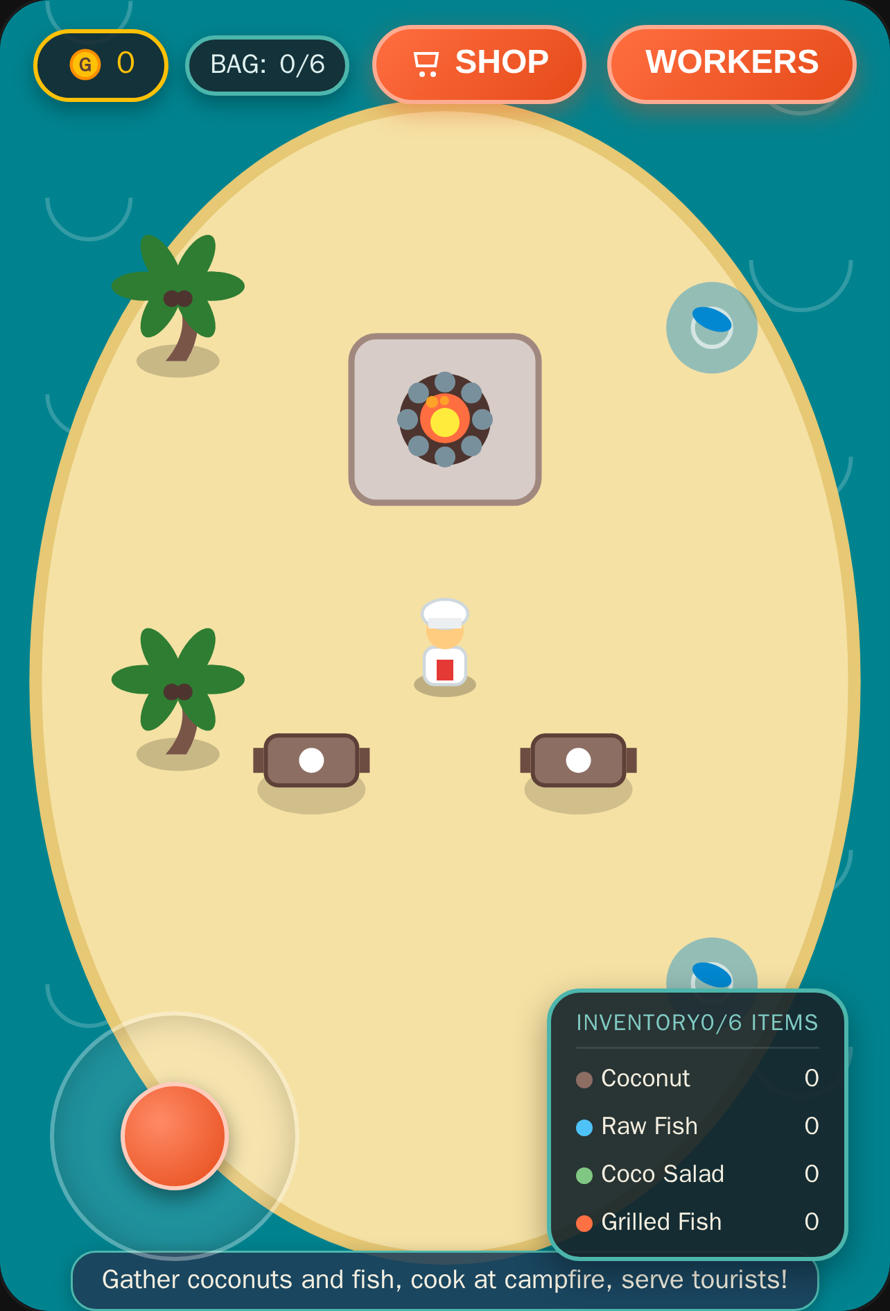Stranded Island Restaurant - Tropical Chef Tycoon cover