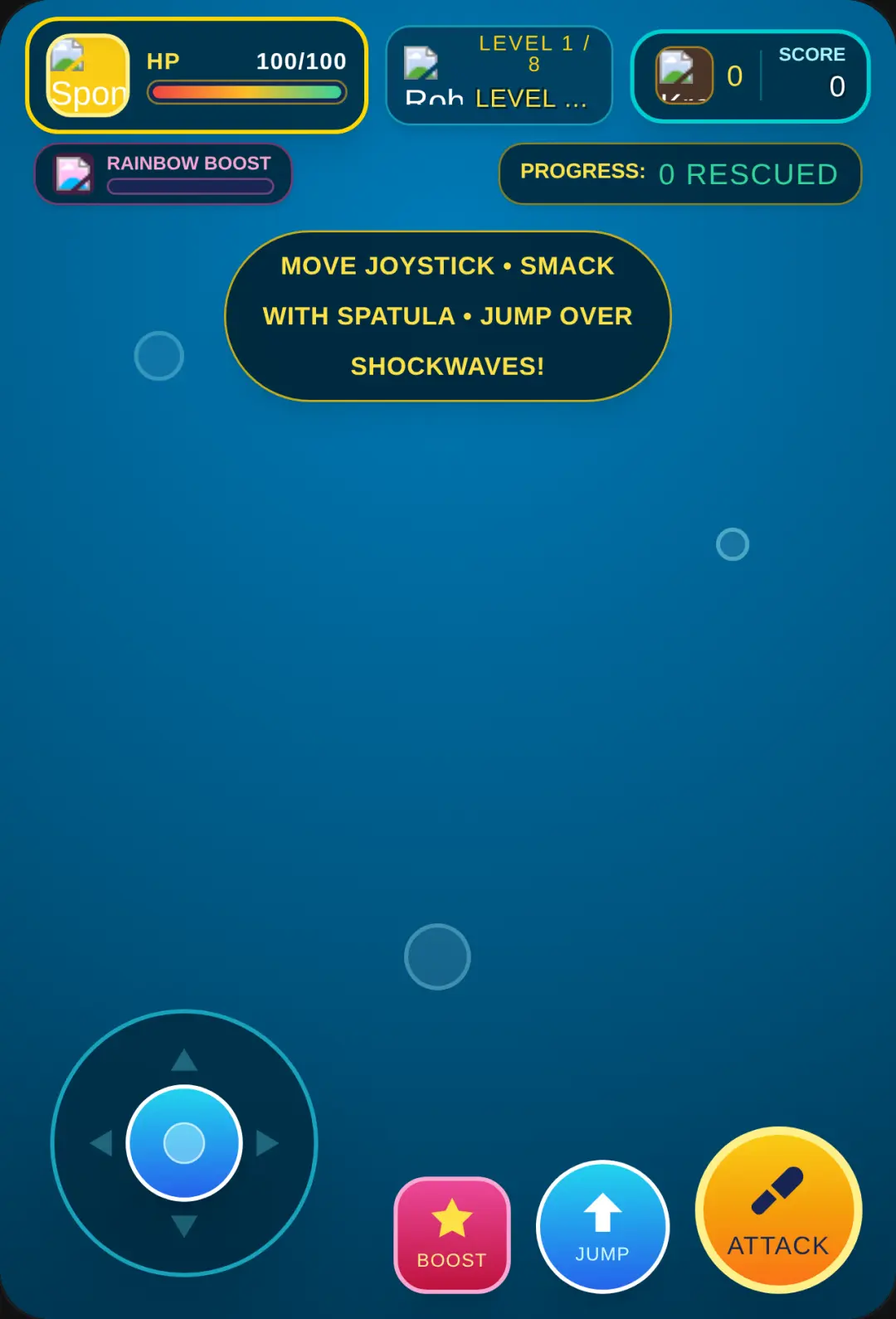 SpongeBob: 3D Bikini Bottom Adventure - 8 Levels cover