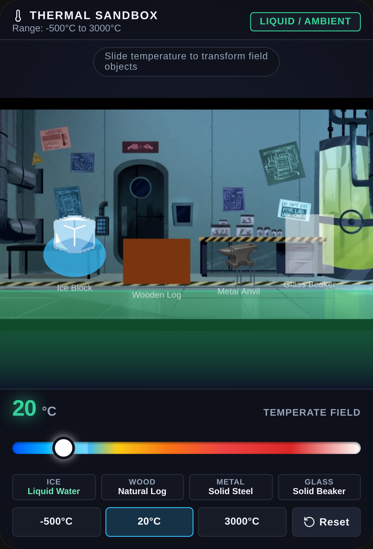 Thermal Sandbox: -500°C to 3000°C cover
