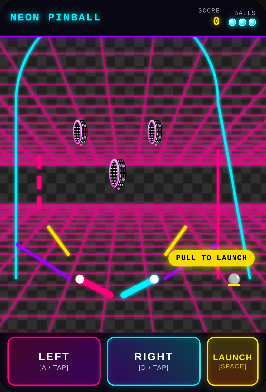 Neon Retro Pinball Arcade cover