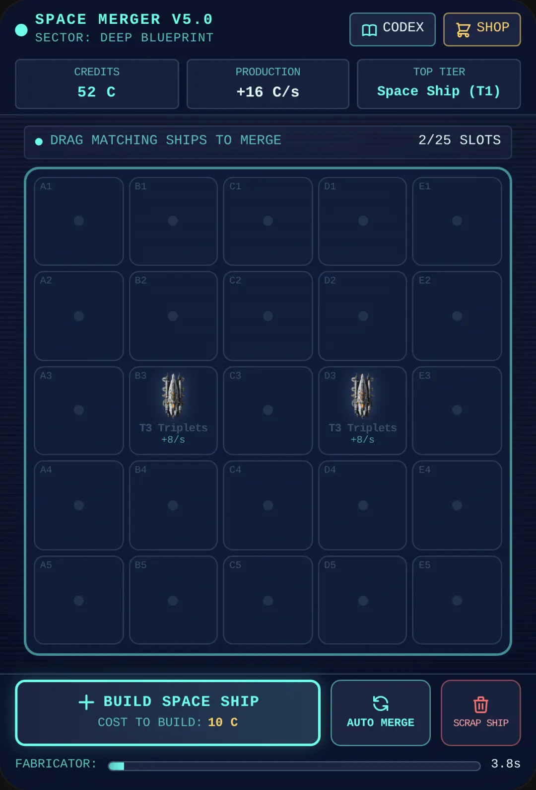 Space Merger - Blueprint Odyssey cover