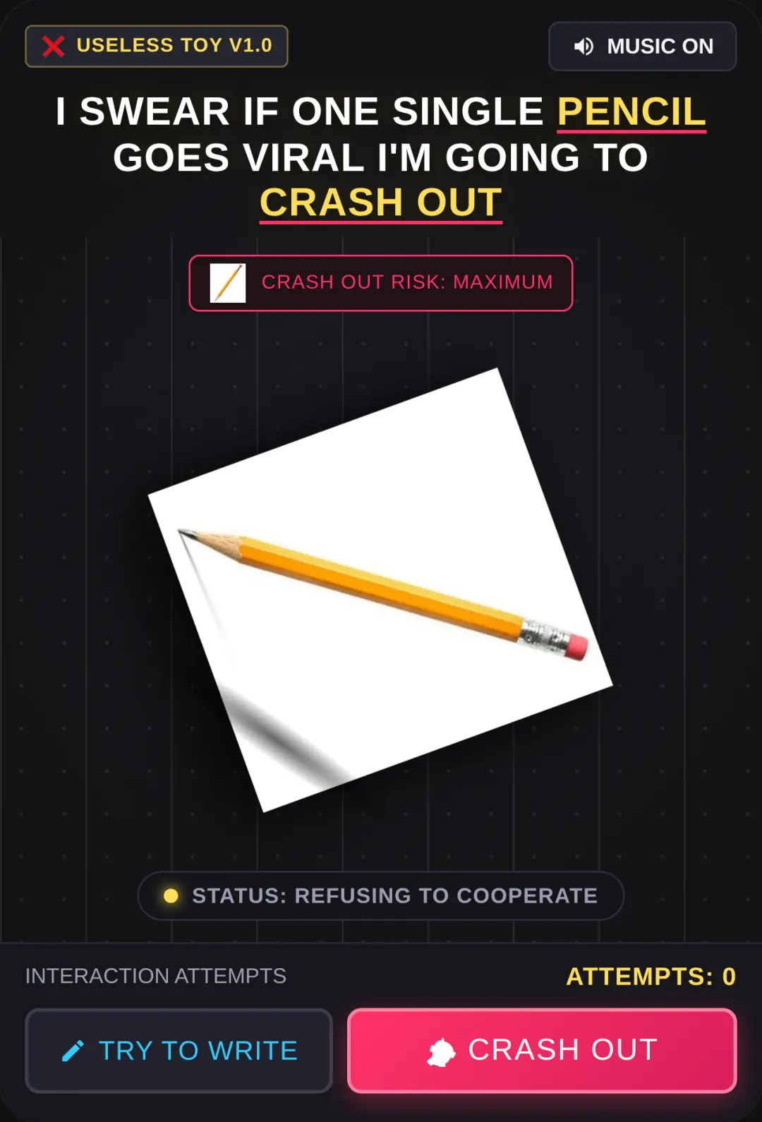 Viral Pencil Anti-Game cover