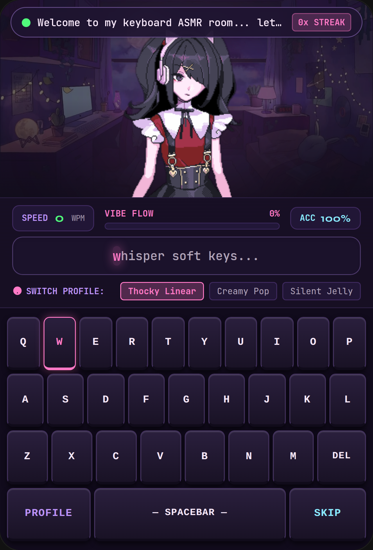 ASMR Keyboard Whisper cover