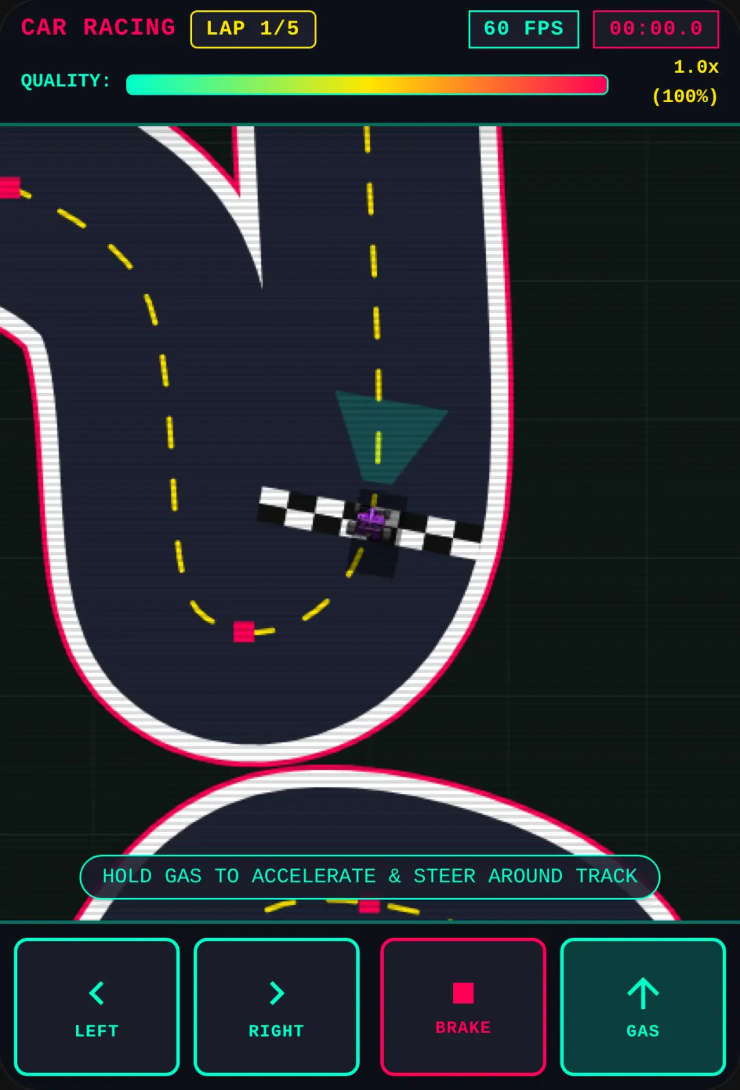 Car Racing 0.5x Worse Every Lap cover
