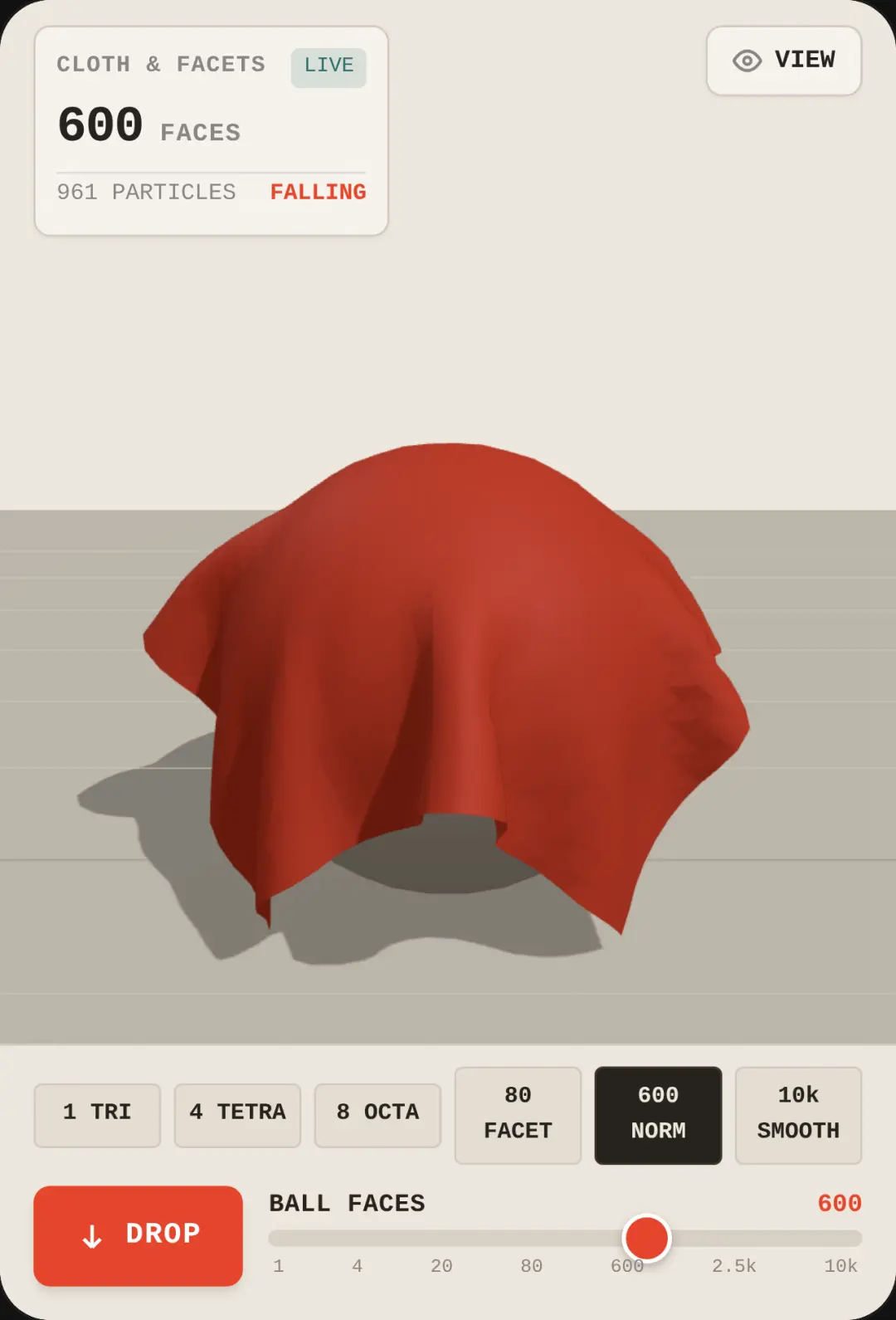Cloth & Facets - 3D Simulation cover
