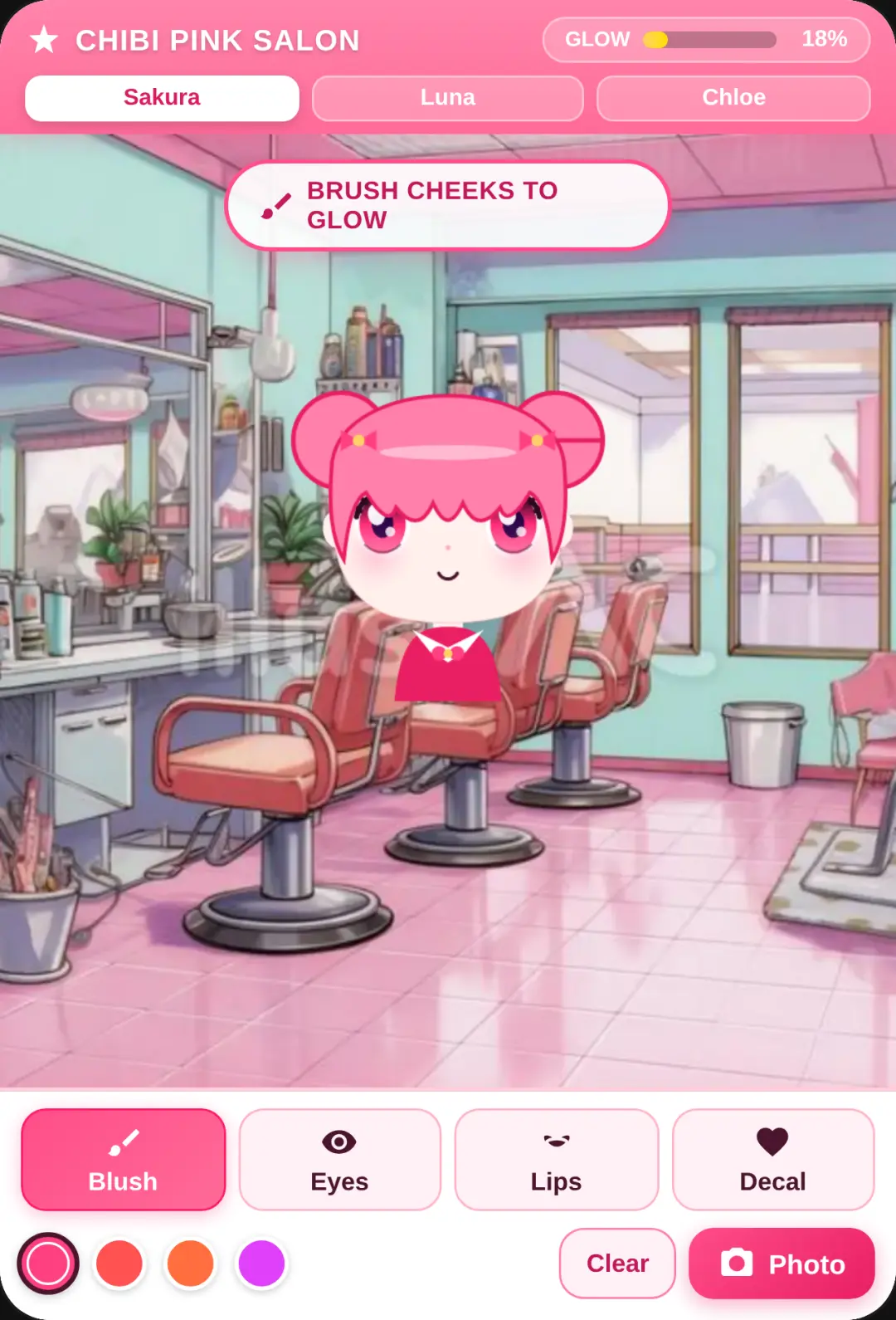 Pink Chibi Salon cover