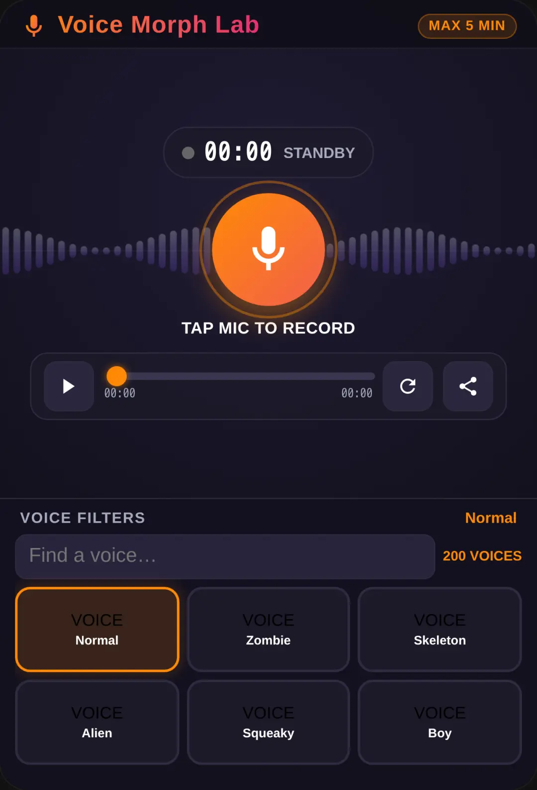 Voice Morph Lab cover
