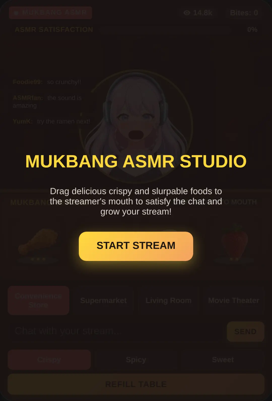 Mukbang ASMR Live Stream cover