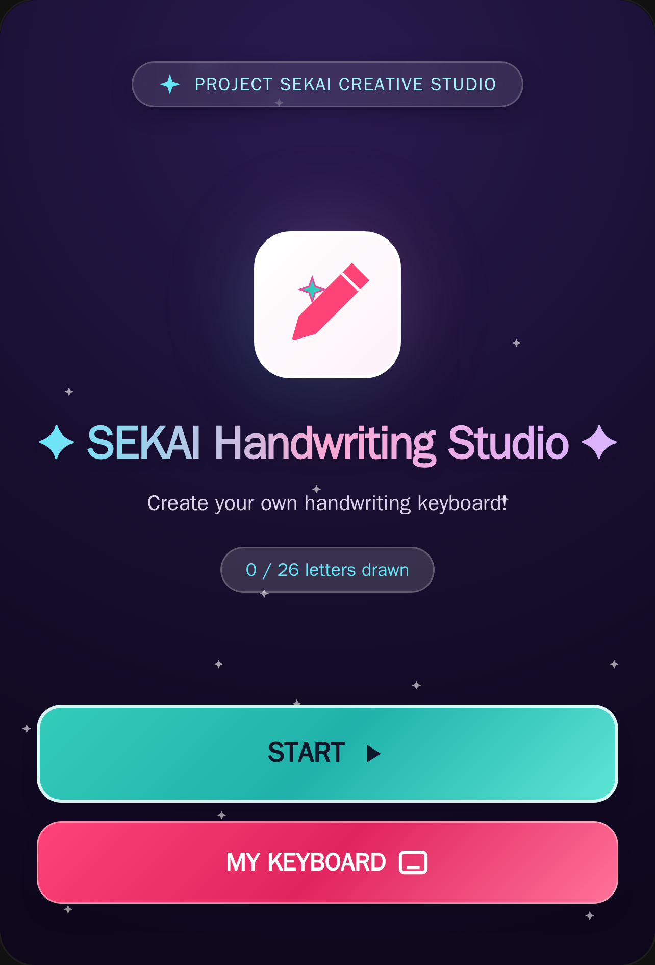 SEKAI Handwriting Studio cover