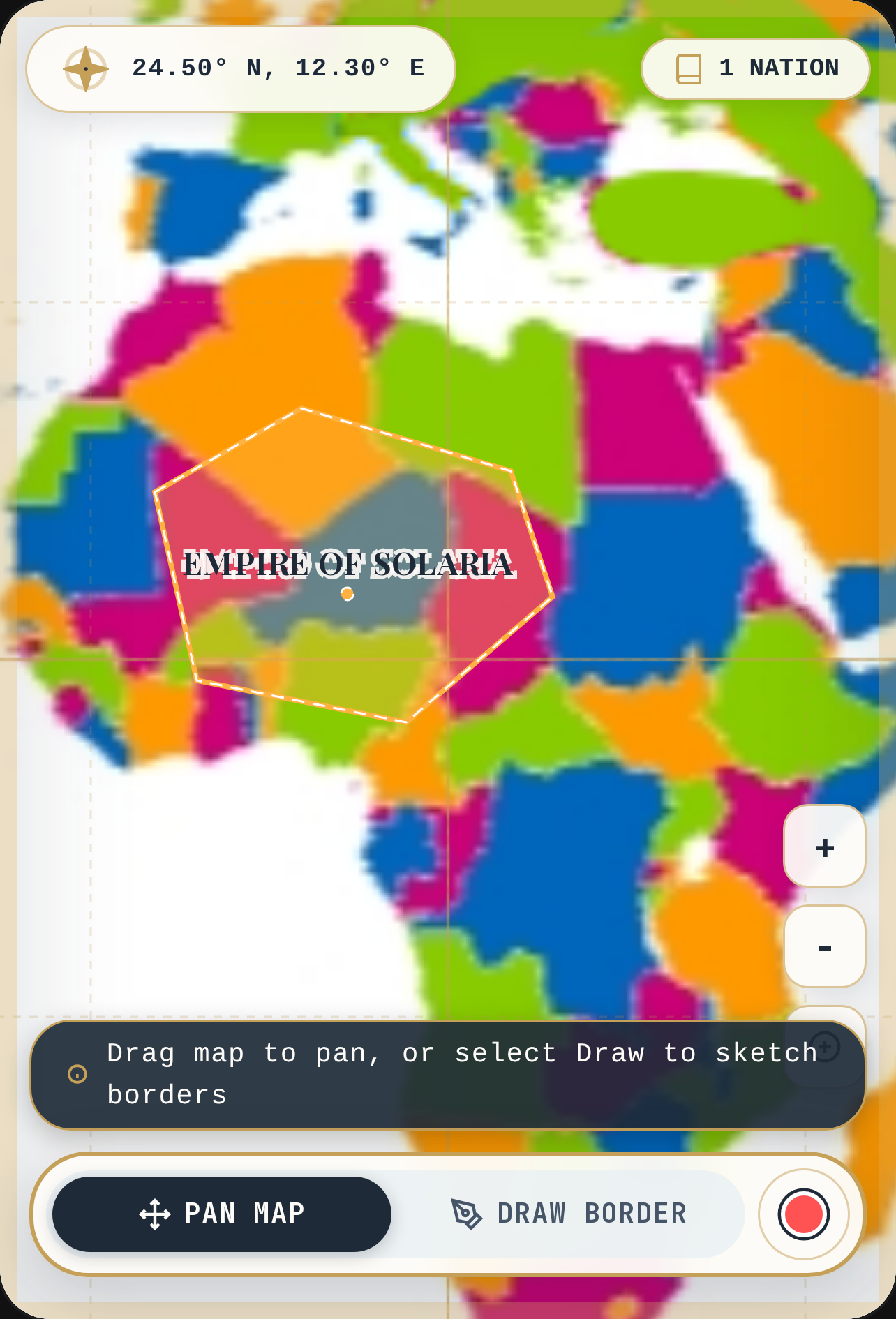 Cartographer's World — Draw Your Nation cover