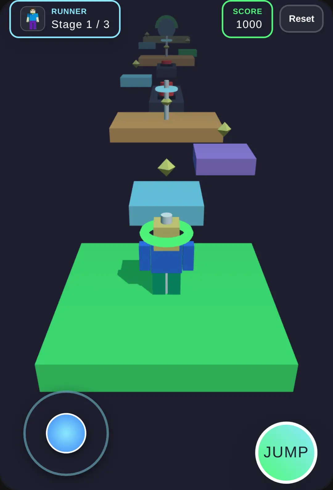 Blocky Obby: Don't Buttons! cover