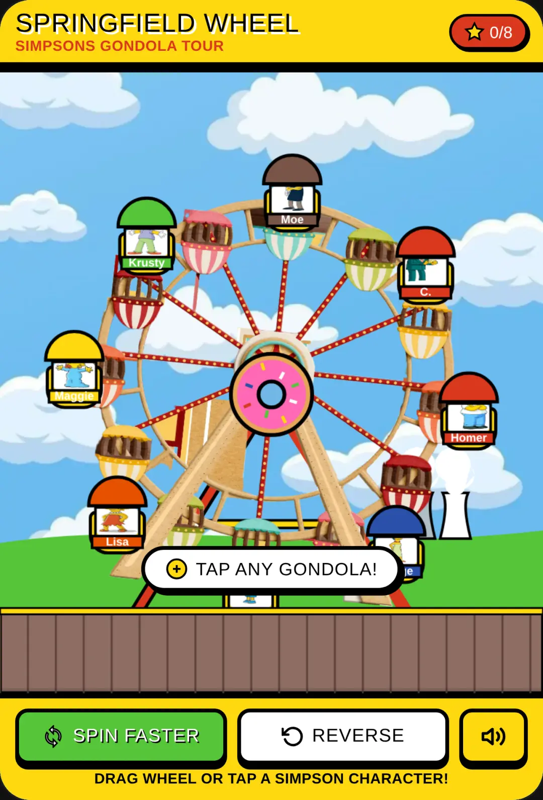 Springfield Simpsons Ferris Wheel cover