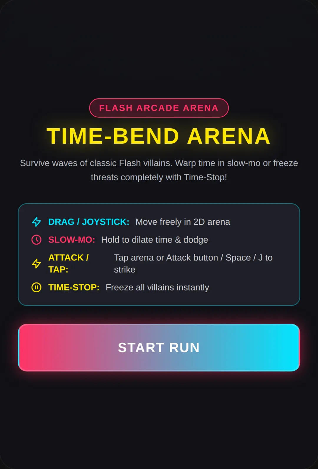 Time-Bend Arena cover