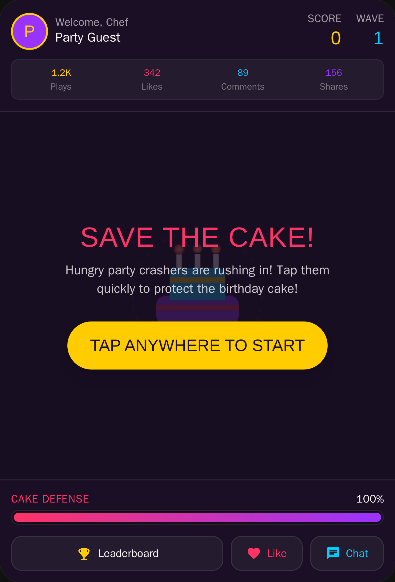Save the Cake cover