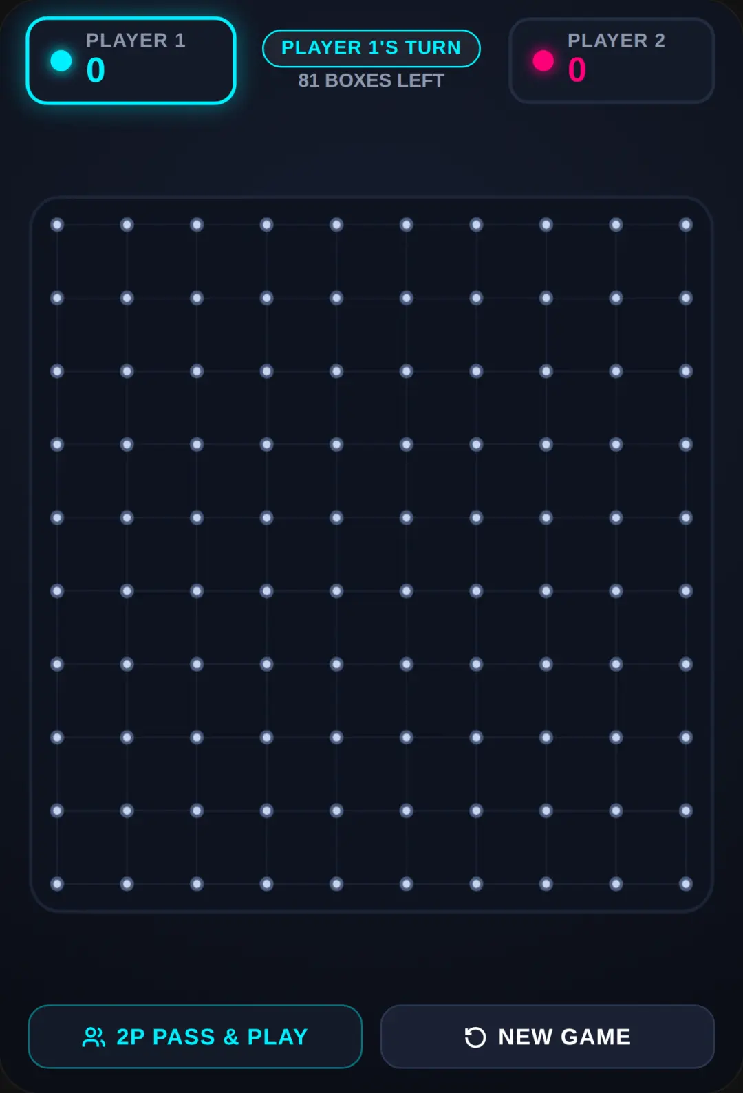 100 Dots: Multiplayer Dots & Boxes