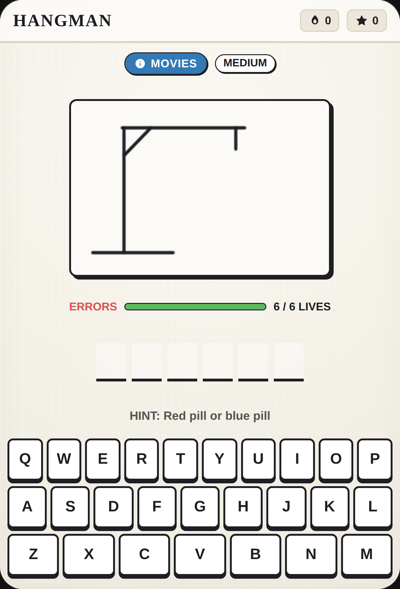 HANGMAN cover