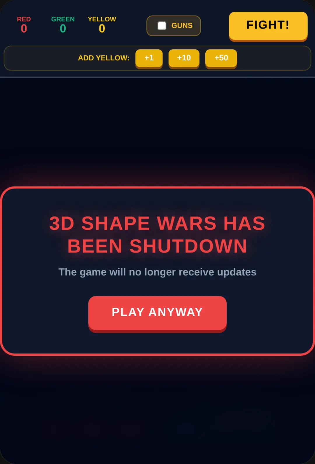 3D Shape War Simulator cover