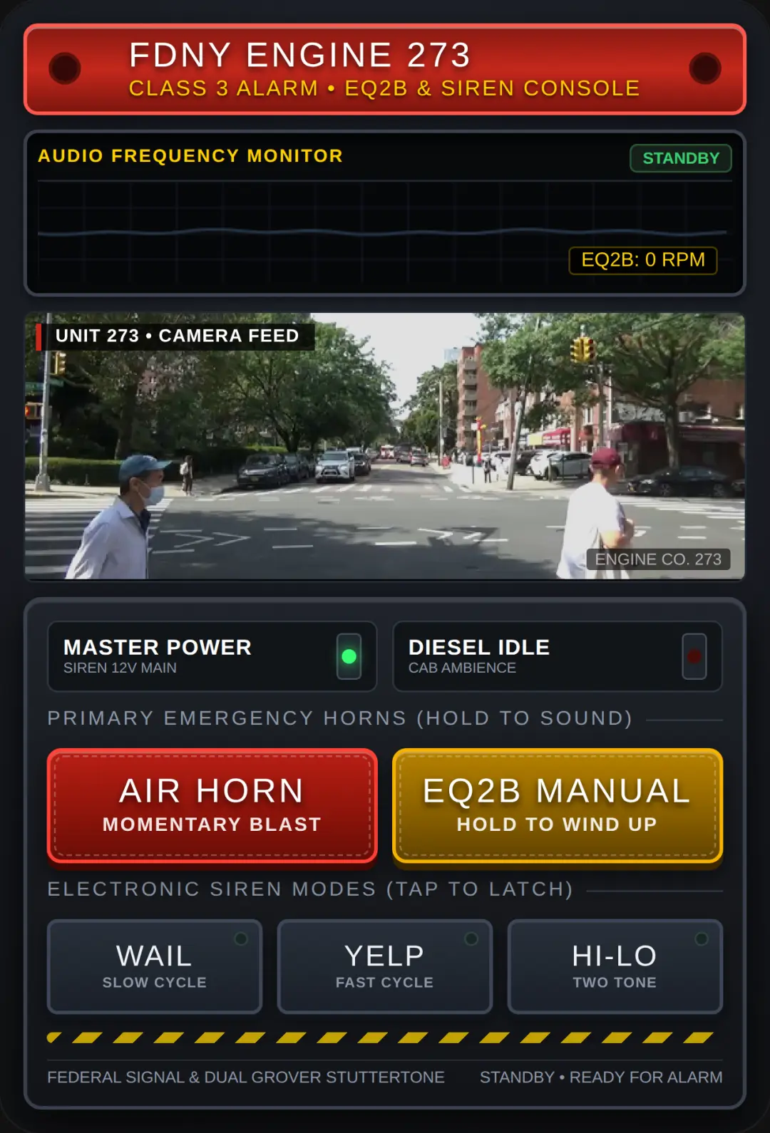 FDNY Engine 273 Siren Controller cover