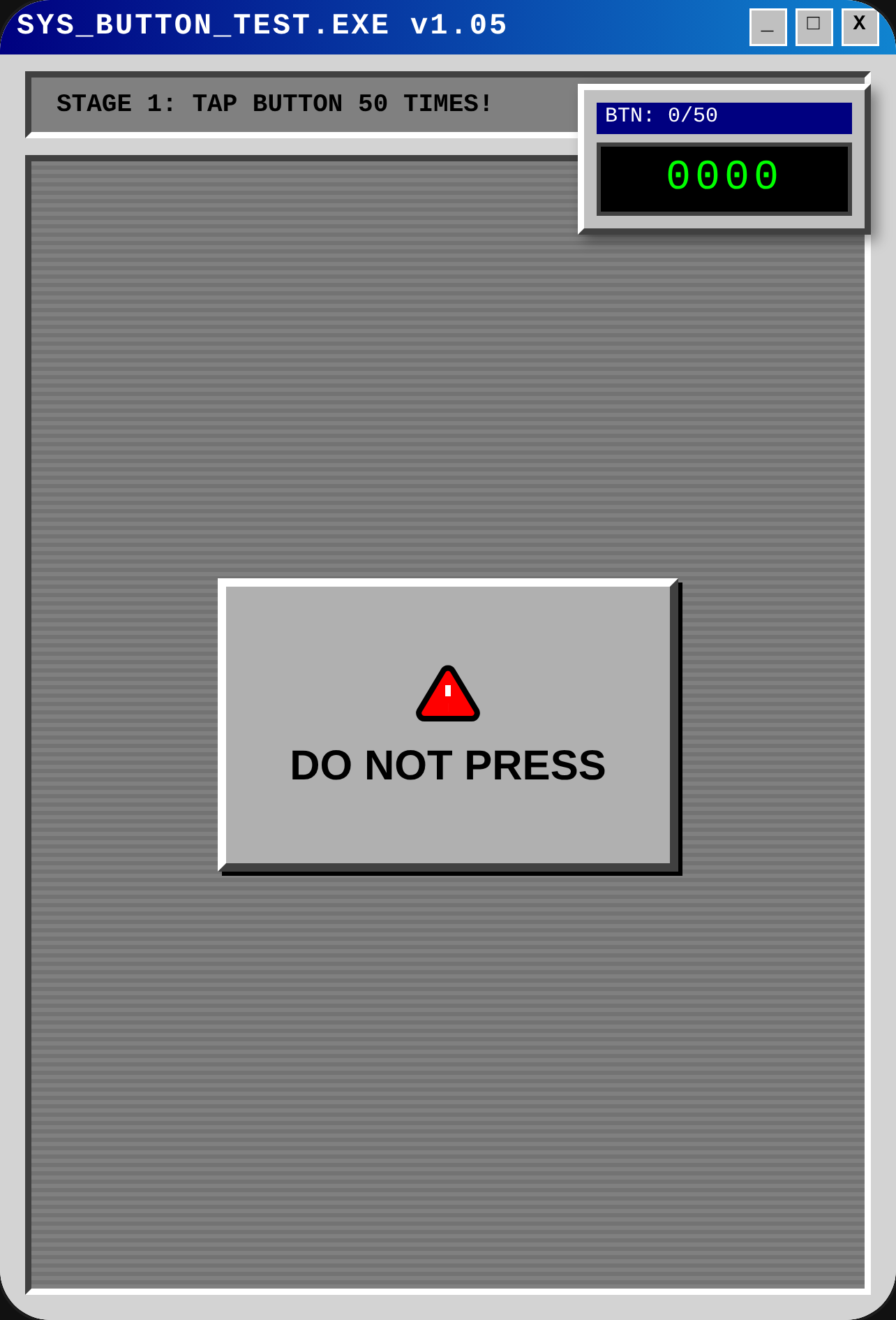 SYS_BUTTON_TEST.EXE v1.05 cover