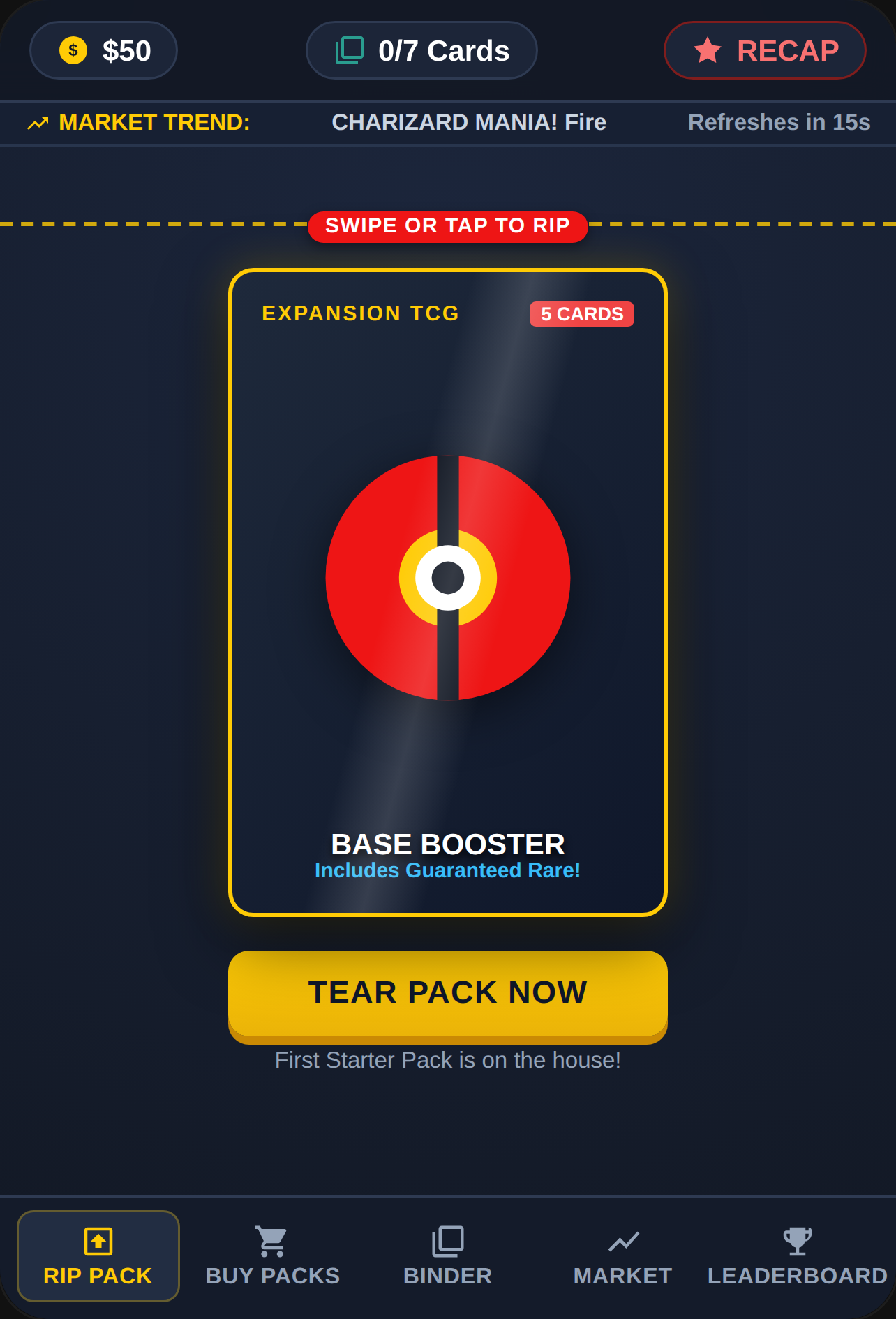 PokeMarket Tycoon - TCG Pack Opening and Card Shop cover