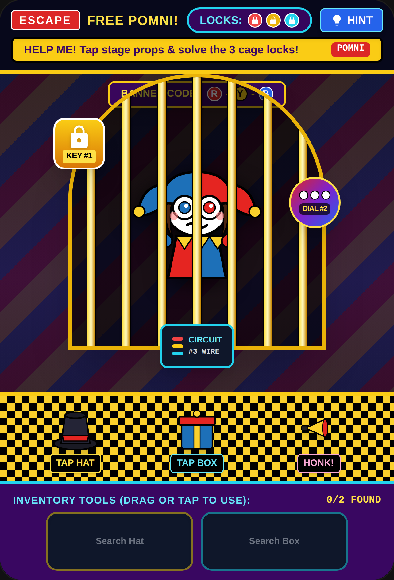 FREE POMNI! Circus Cage Escape cover