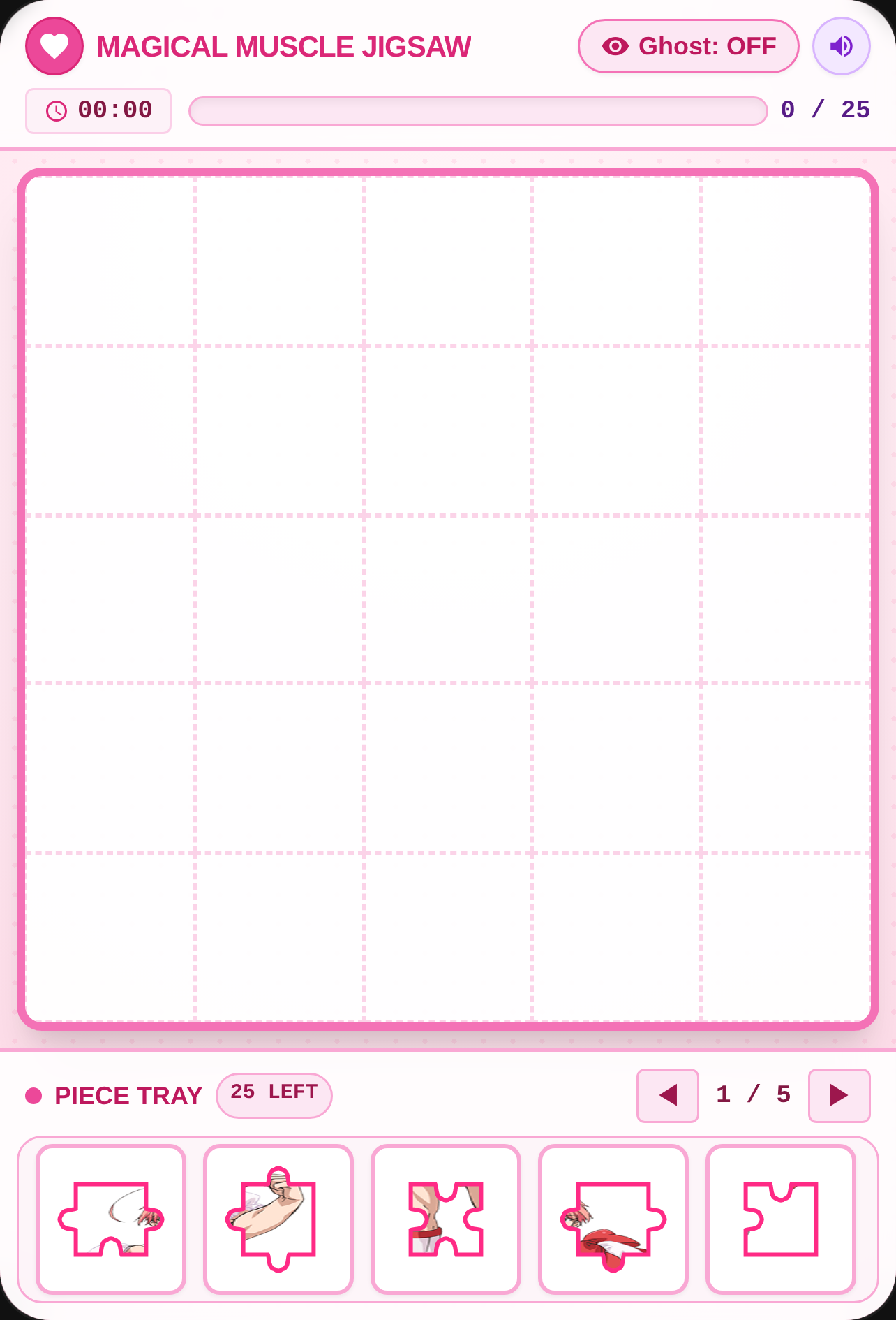 Magical Girl Ore - 25-Piece Muscle Jigsaw cover