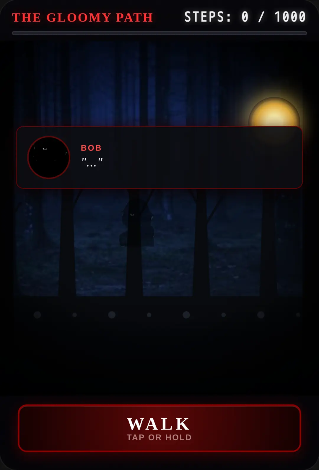 The Gloomy Path - Walking Simulator cover