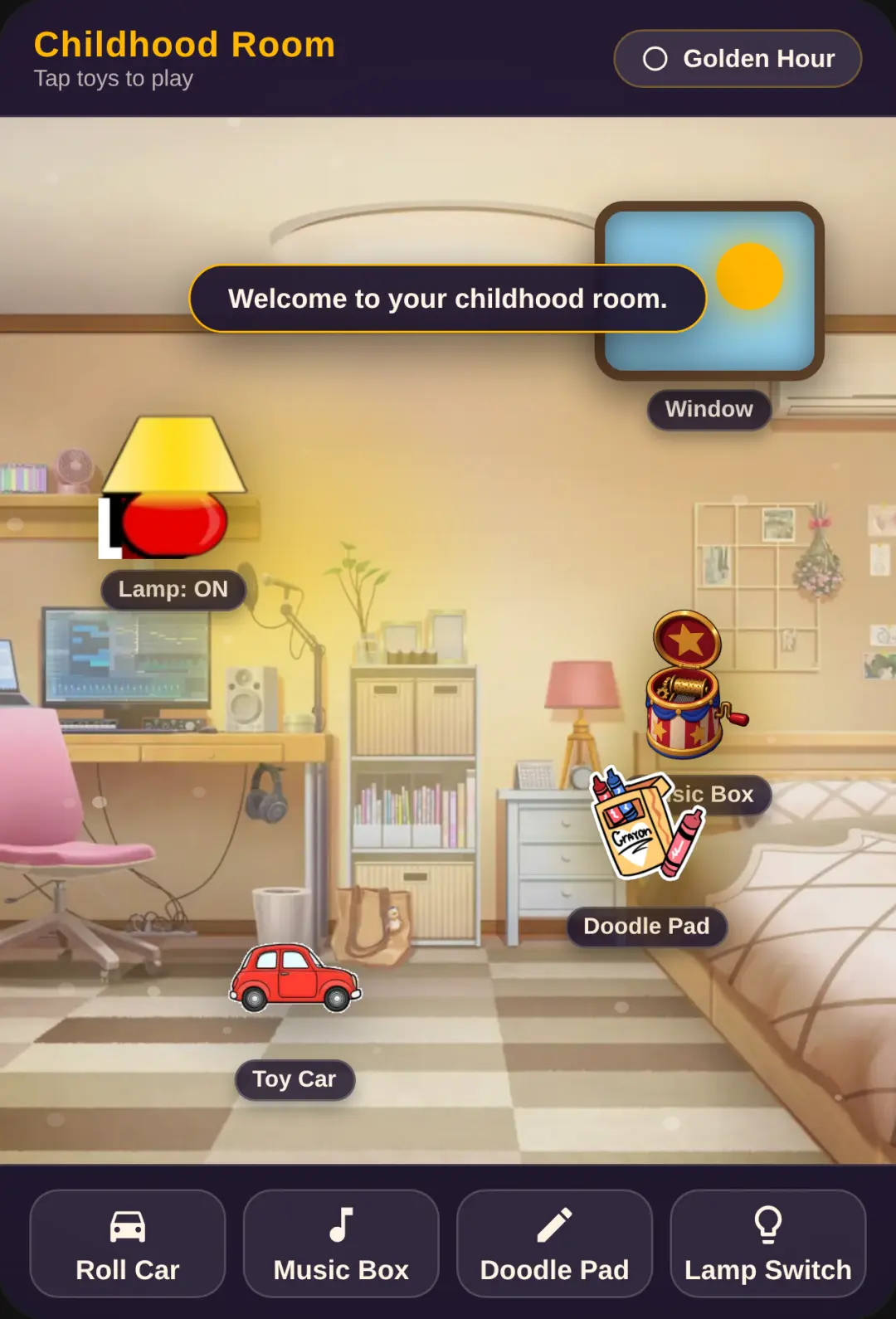 Childhood Bedroom — A Nostalgic Memory cover