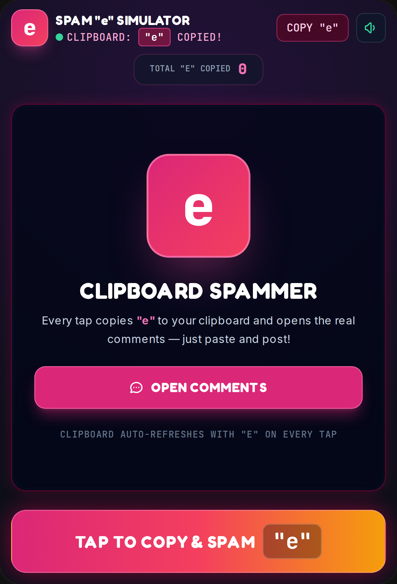 E Comments Spammer cover