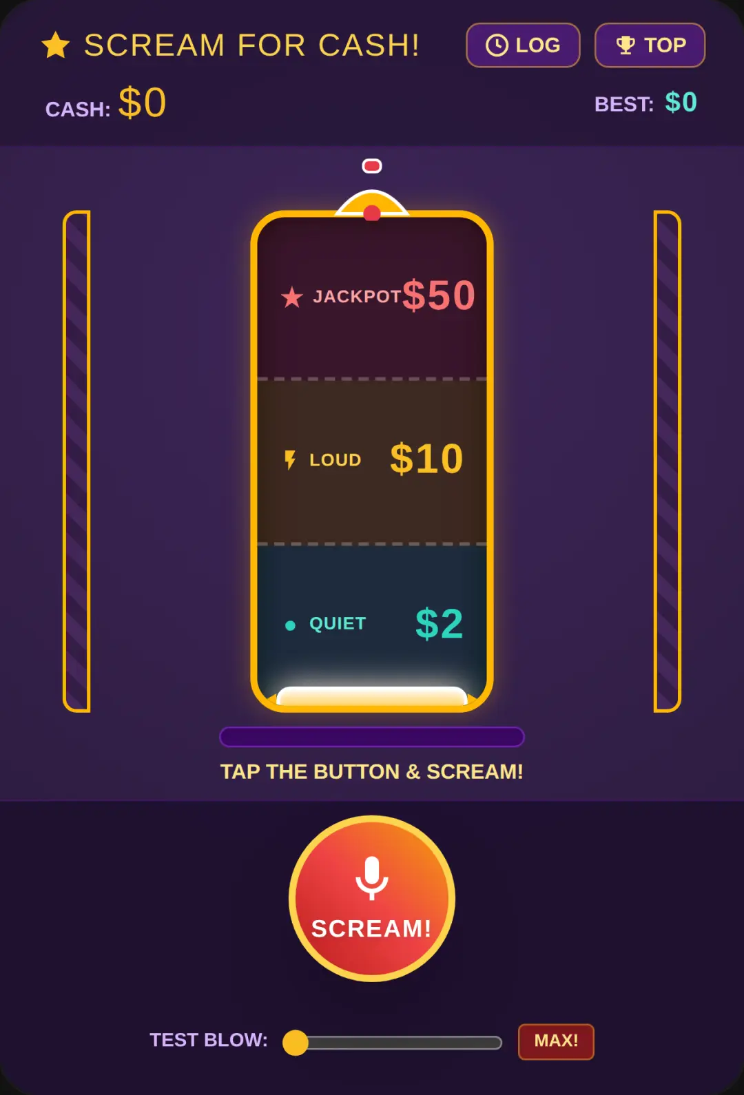 Scream Meter — Striker cover