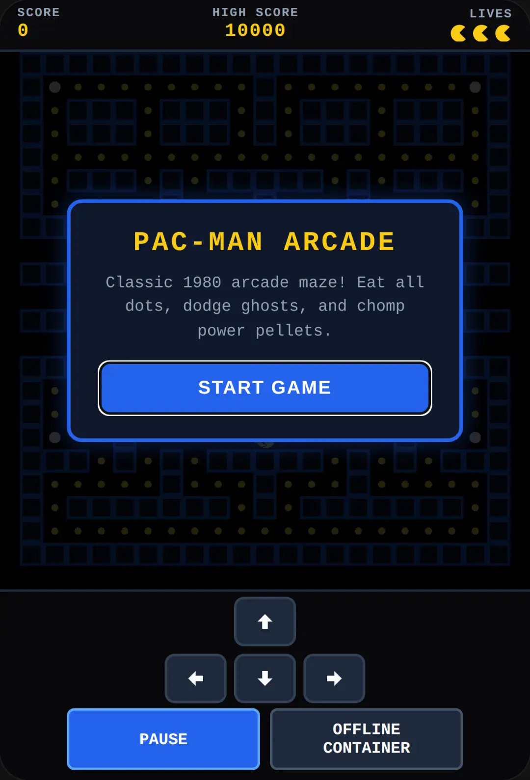 PAC-MAN Arcade Standalone cover