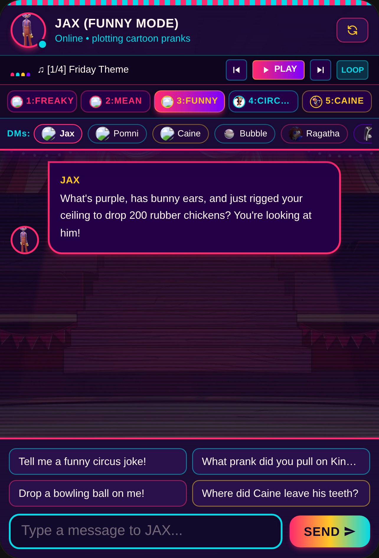 Digital Circus Jax Texting Simulator cover