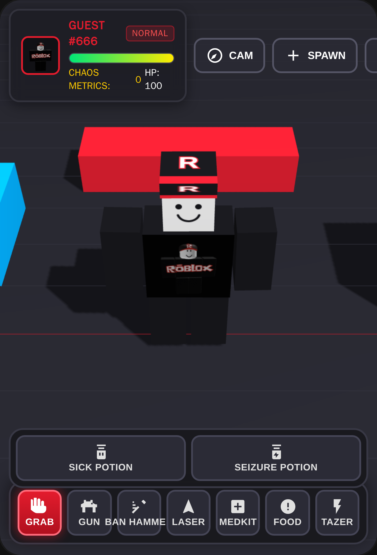 3D Roblox Guest Ragdoll Sandbox cover