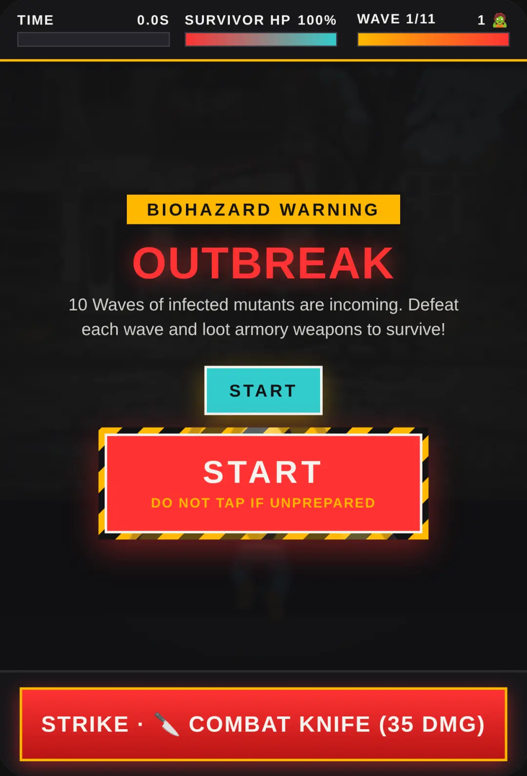 ZOMBIE ATTACK reach wave 11! cover