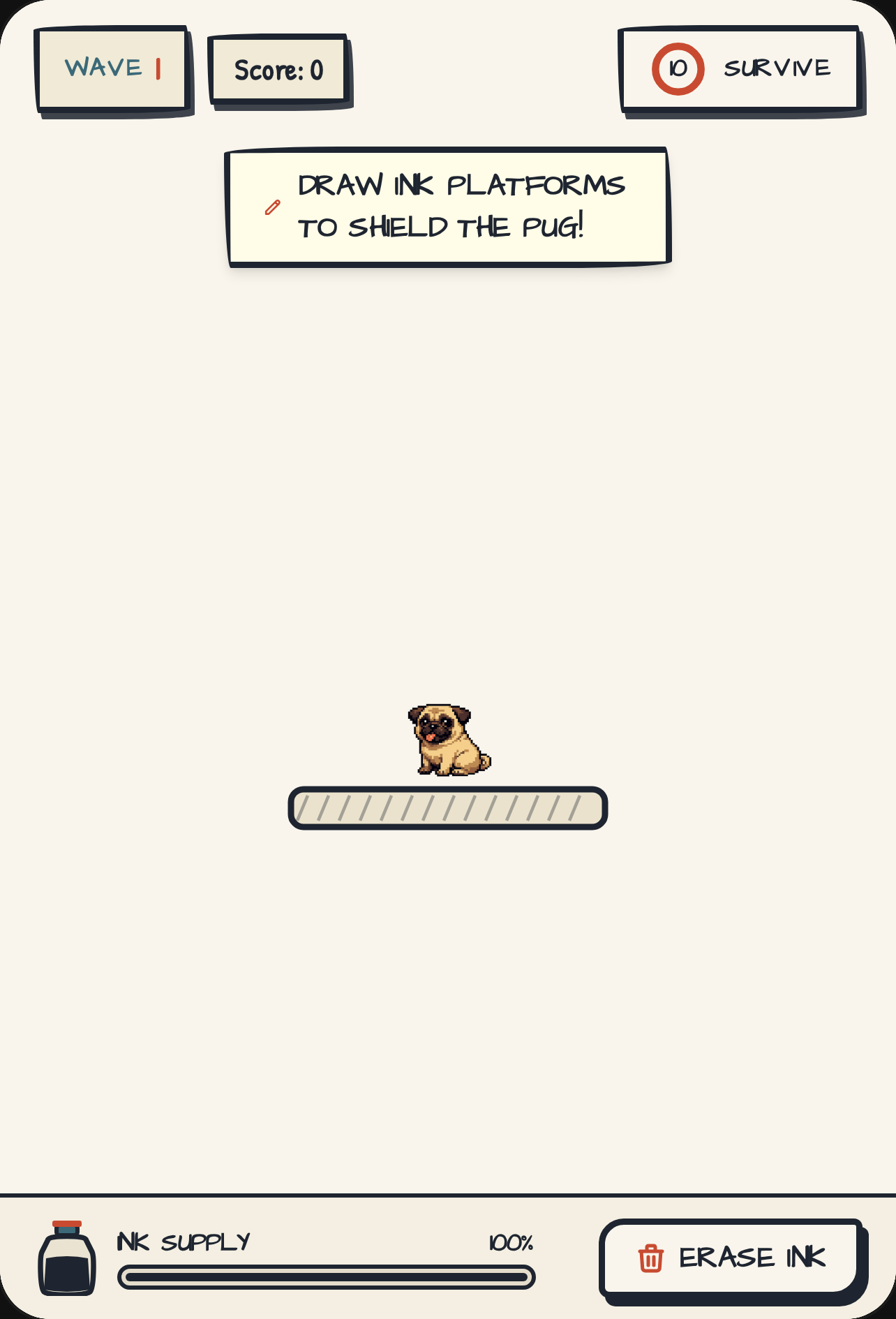 Save The Pug: Ink Shield cover