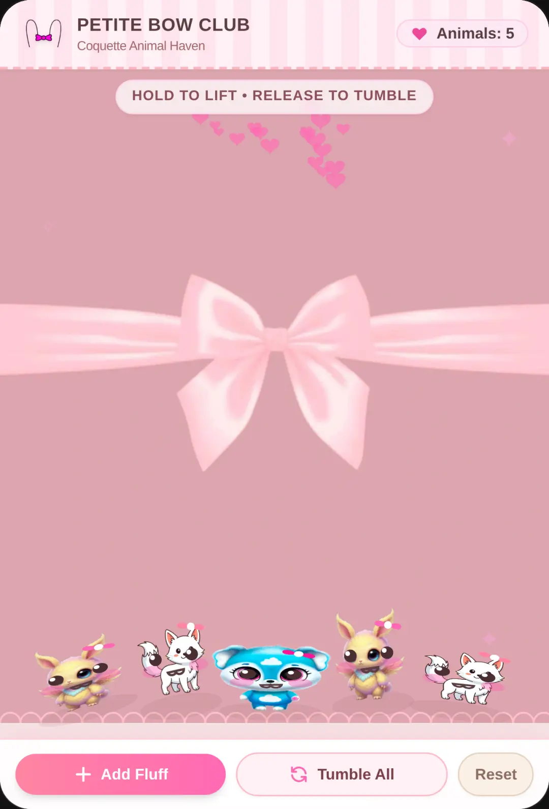 Petite Bow Club - Coquette Animal Toy cover
